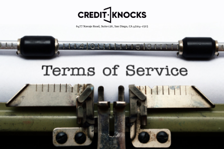 Credit Knocks Terms of Service Credit Knocks Terms of Service