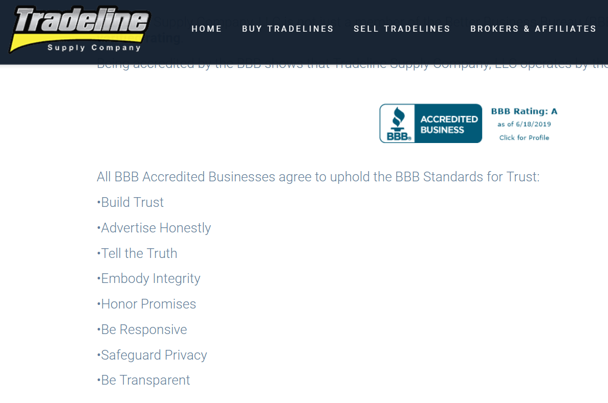 tradeline_supply_company_better_business_bureau_bbb_accredited tradeline supply company better business bureau bbb accredited